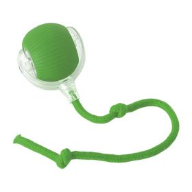 Electric Dog Cat Ball Toy,Indoor Large And Small Cat Dog Interactive Intelligent Rolling Pet Ball (Option: Green)