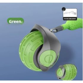 New Interactive Cat Toys Ball Auto Electric Rolling Ball Toys For Cat Kitty Pets Smart Automatic Teaser USB Rechargeable Cat Toy Pet Products (Option: Emerald Green)